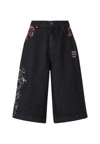 DRAGON  - Short en jean - black