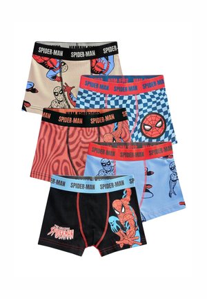 Next, REGULAR FIT - SPIDERMAN 5 PACK - Kurze Boxershorts - red