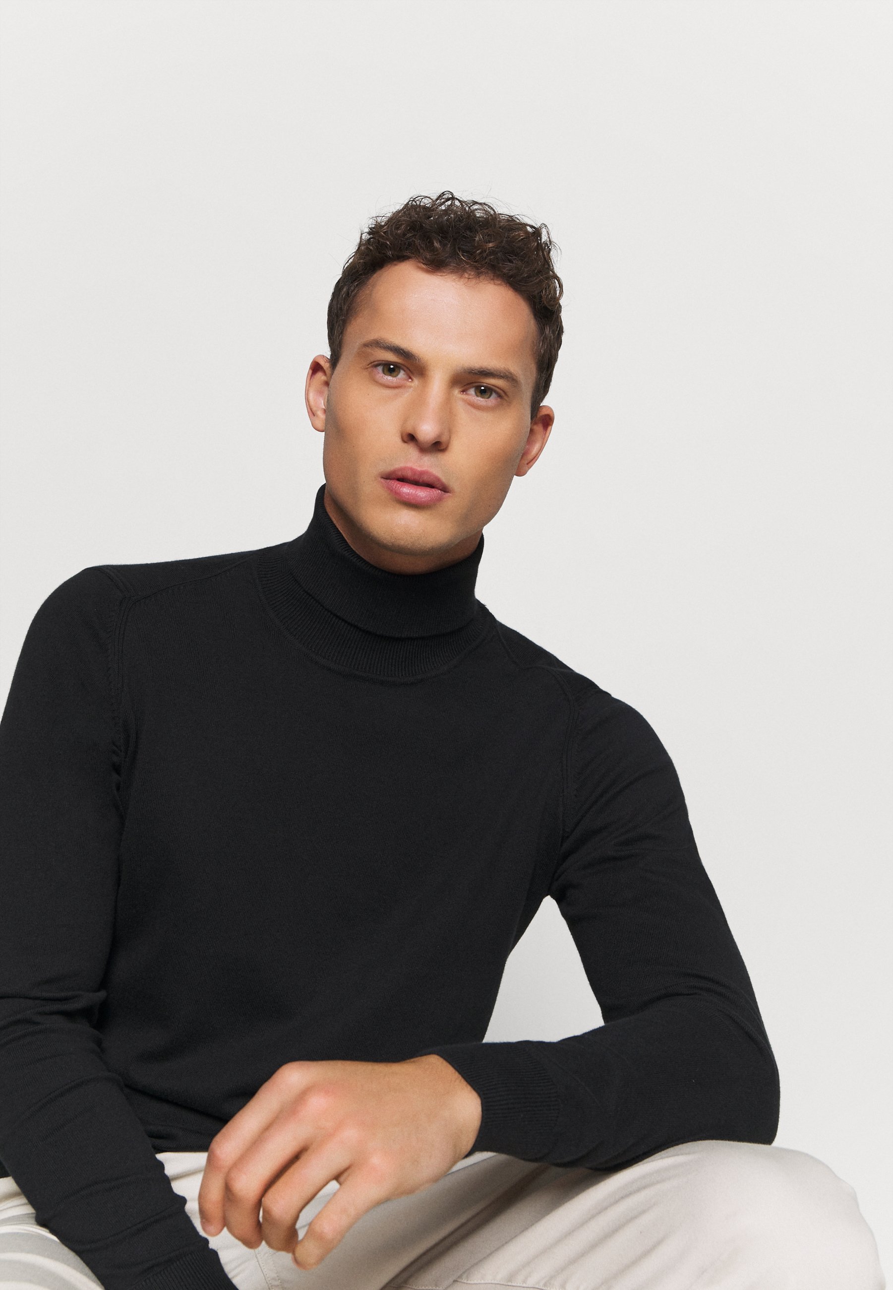 INDICODE JEANS BURNS Strikkegenser black Zalando.no INDICODE JEANS BURNS - Strikkegenser - mottled light grey
