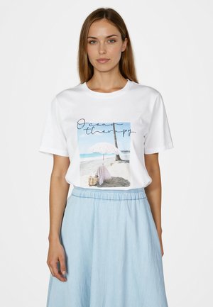 Marc Aurel MARC AUREL SHIRT - T-Shirt print - white