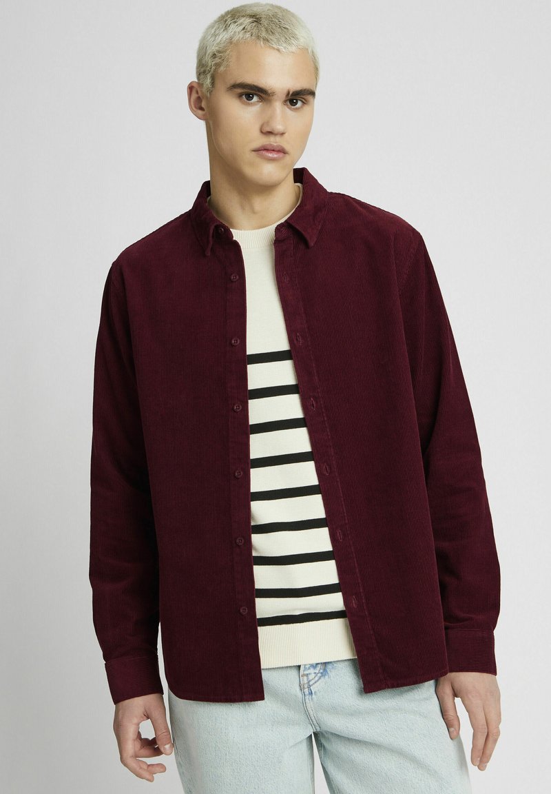 BZB UNIE EN - Chemise - bordeaux