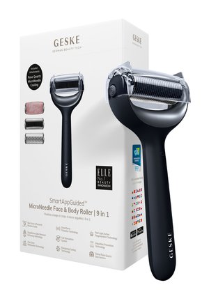 MICRONEEDLE FACE BODY ROLLER | 9 IN 1 - Huidverzorgingstool - black