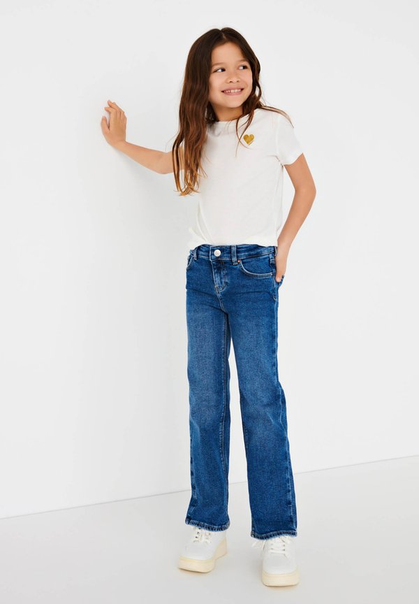KOGJUICY WIDE LEG DEST  - Straight leg jeans