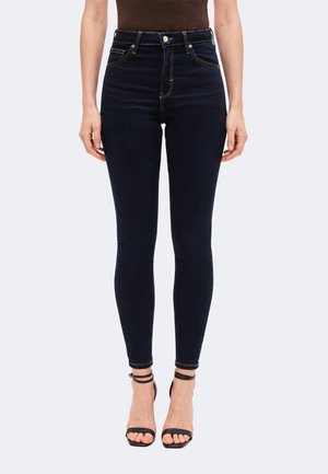 Topshop, Дънки Skinny Fit - blue black denim