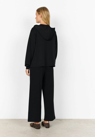 Oysho - T-shirt coupe carrée à manches courtes en coton mélangé - Noir
