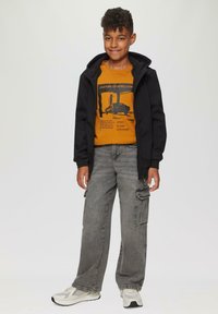 s.Oliver MET CAPUCHON - Jas - schwarz