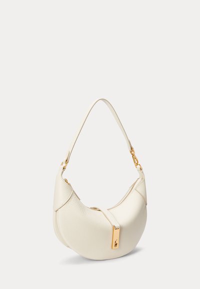 Polo Ralph Lauren POLO ID LEATHER MINI SHOULDER BAG - Borsa a mano - ivory