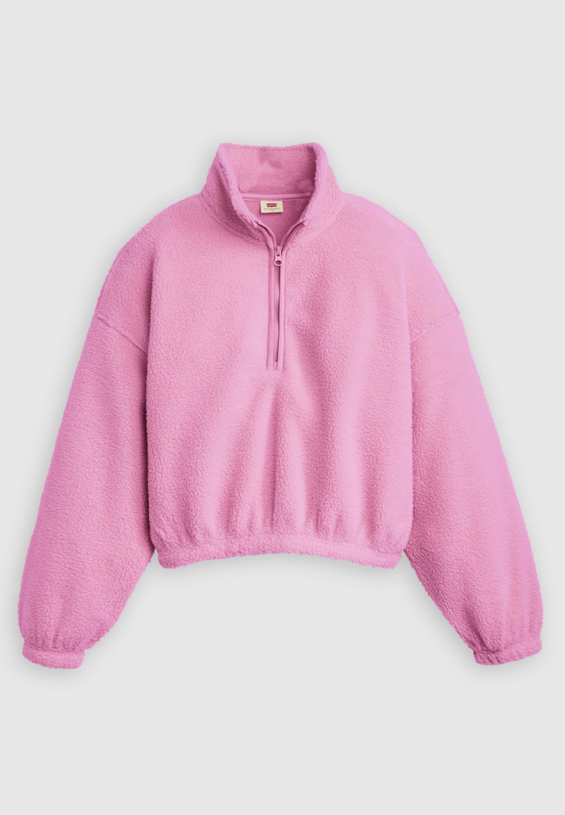 Levi's® DELTA 1/4 ZIP - Felpa in pile - crocus/fuxia - Zalando.it