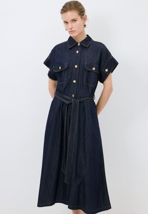 Denim dress - dark blue