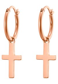CREOLE DEUS POLIERT - Earrings - rosegoldfarben