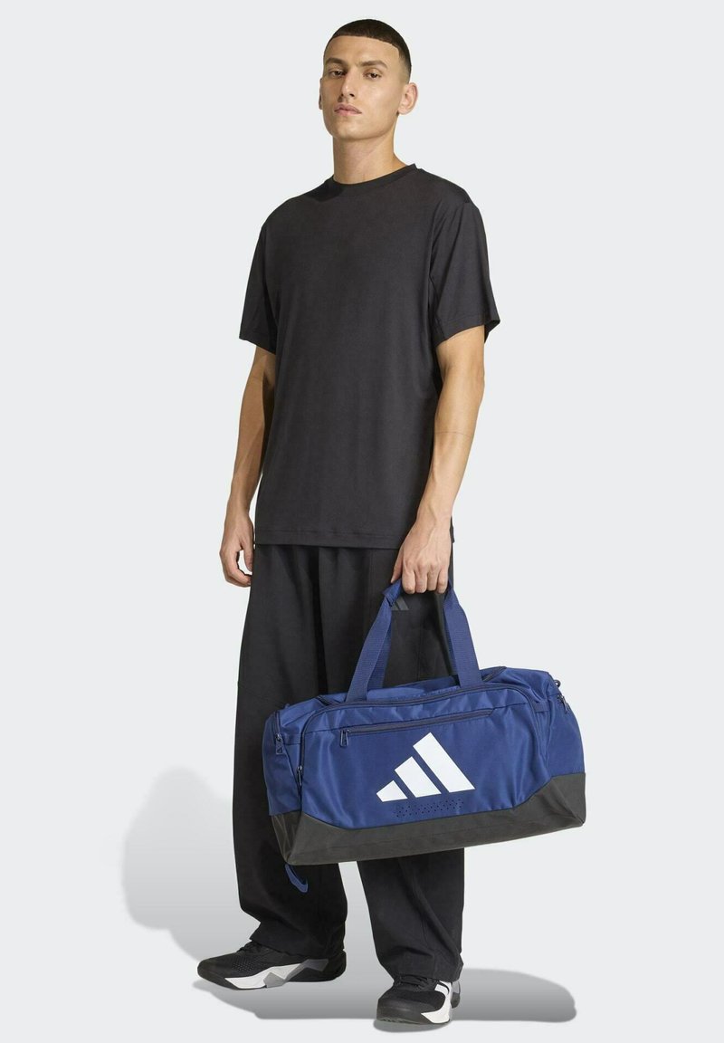 adidas Performance TRAINING DEFENDER DUFFLE SMALL - Bolsa de deporte - dark blue/white