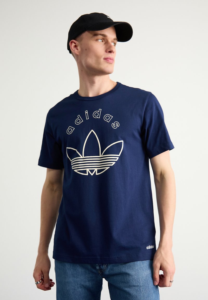 adidas Originals GRAPHIC - T-shirt con stampa - night indigo