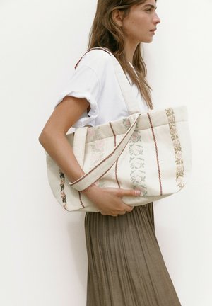 PULL&BEAR, SHOPPER BAG - Cabas - beige