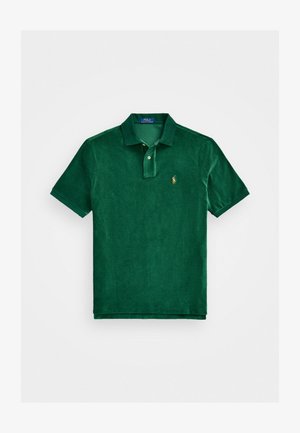Polo Ralph Lauren CLASSIC FIT KNIT CORDUROY POLO SHIRT - Pikeepaita - moss agate
