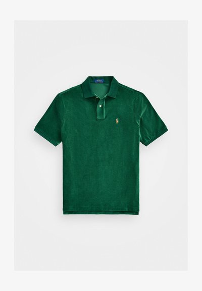 Polo Ralph Lauren CLASSIC FIT KNIT CORDUROY POLO SHIRT - Polo krekls - moss agate