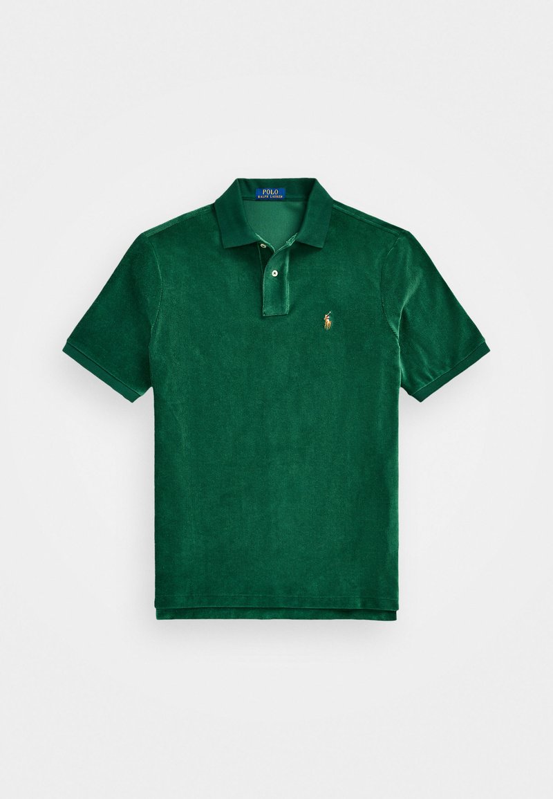 Polo Ralph Lauren CLASSIC FIT KNIT CORDUROY POLO SHIRT - Piké - moss agate