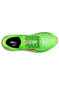 Brooks HYPERION MAX - Scarpe da corsa su strada - green gecko red orange white