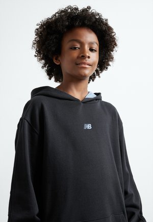 HOOPS LOGO HOODIE - Felpa con cappuccio - caviar