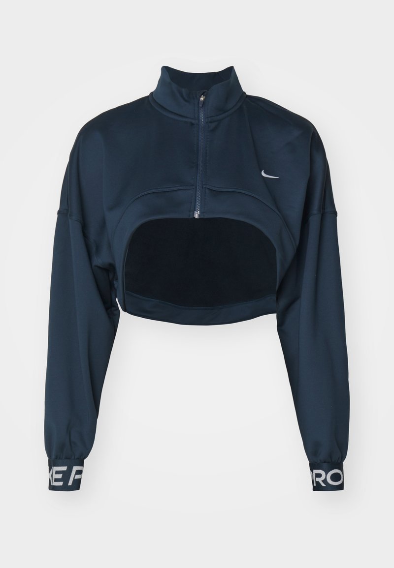 Nike Performance Sweater met rits blauw Nike Performance Sweater met rits blauw