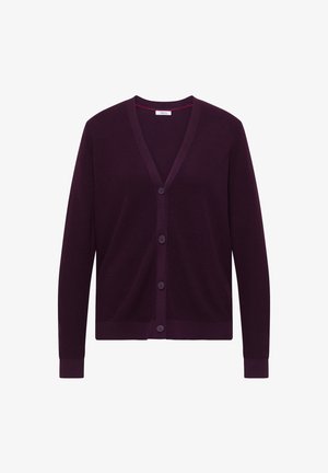 Cecil, CARDIGAN MIT V-NECK UND STRUKTUR - Gilet - eggplant red