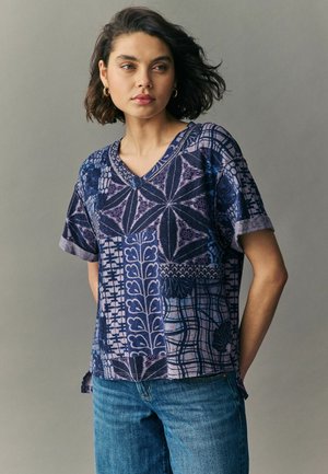 SHORT SLEEVE - Basic póló - blue purple