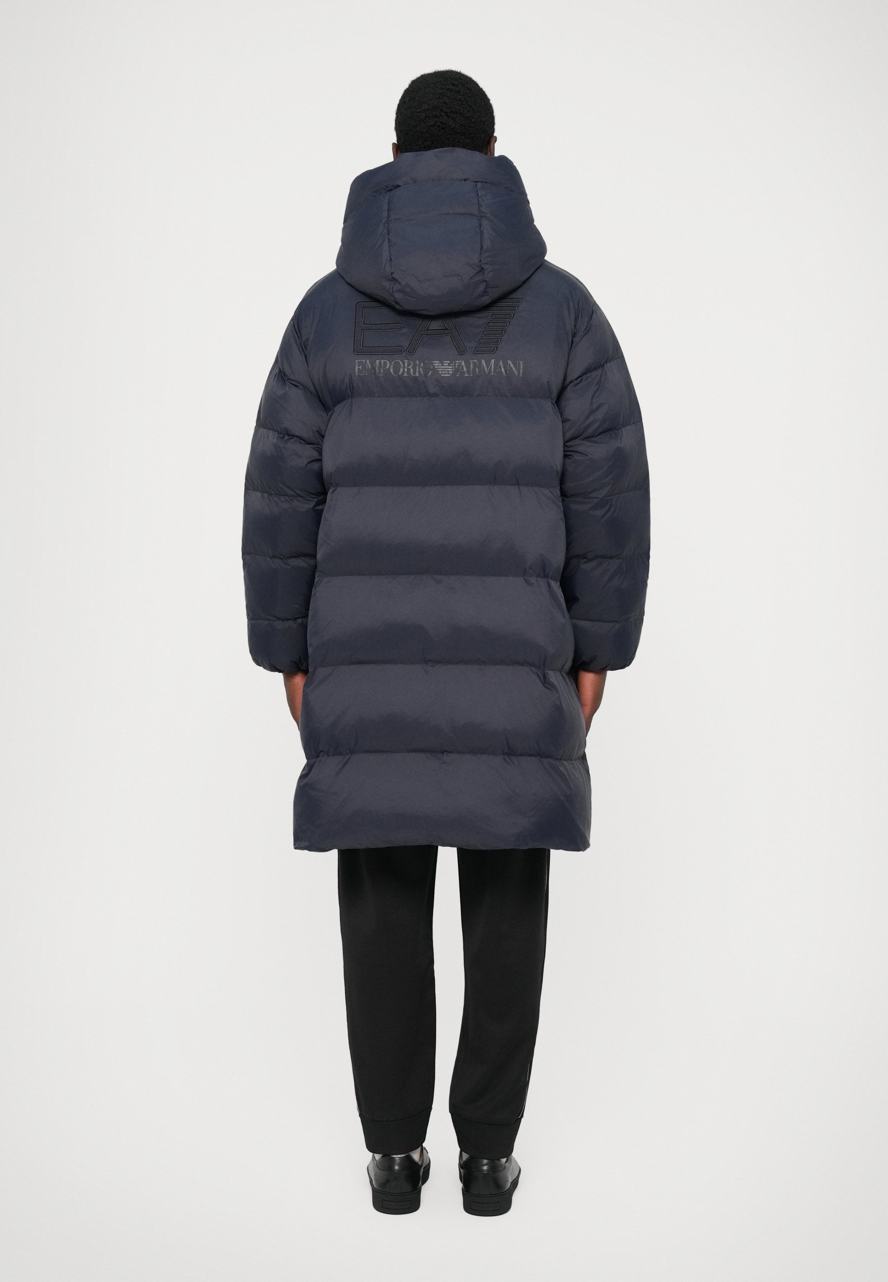 EA7 Emporio Armani MOUNTAIN POLAR BIG LOGO - Winter coat - blue