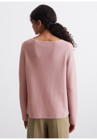 Marc O'Polo Strikkegenser - dark mauve