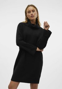 Vero Moda JUPITER  - Abito in maglia - black