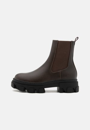Bottines à plateau - brown