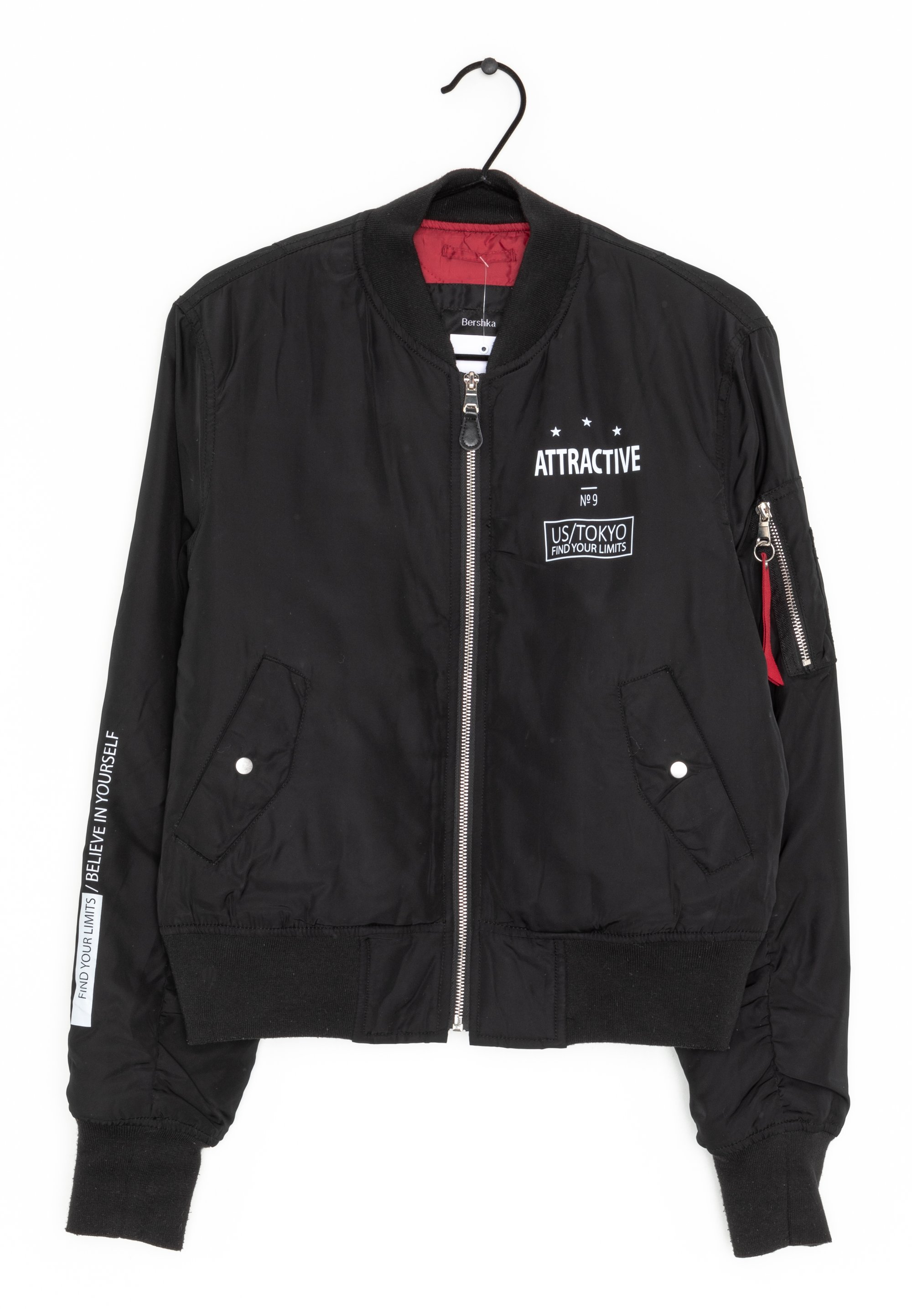 Bershka Chaquetas bomber - black/negro - mano) - Zalando.es