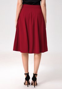Smart and Joy LISSE - Jupe trapèze - rouge