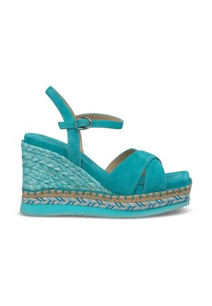 Sandali con tacco - turquesa