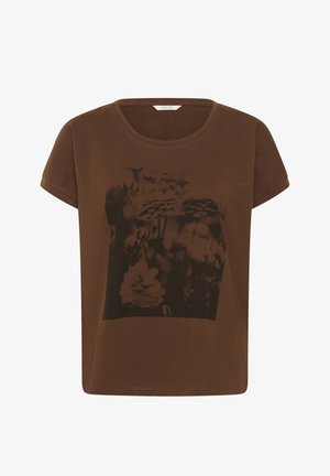 Cream, CRMALANA - T-shirt imprimé - black white flower