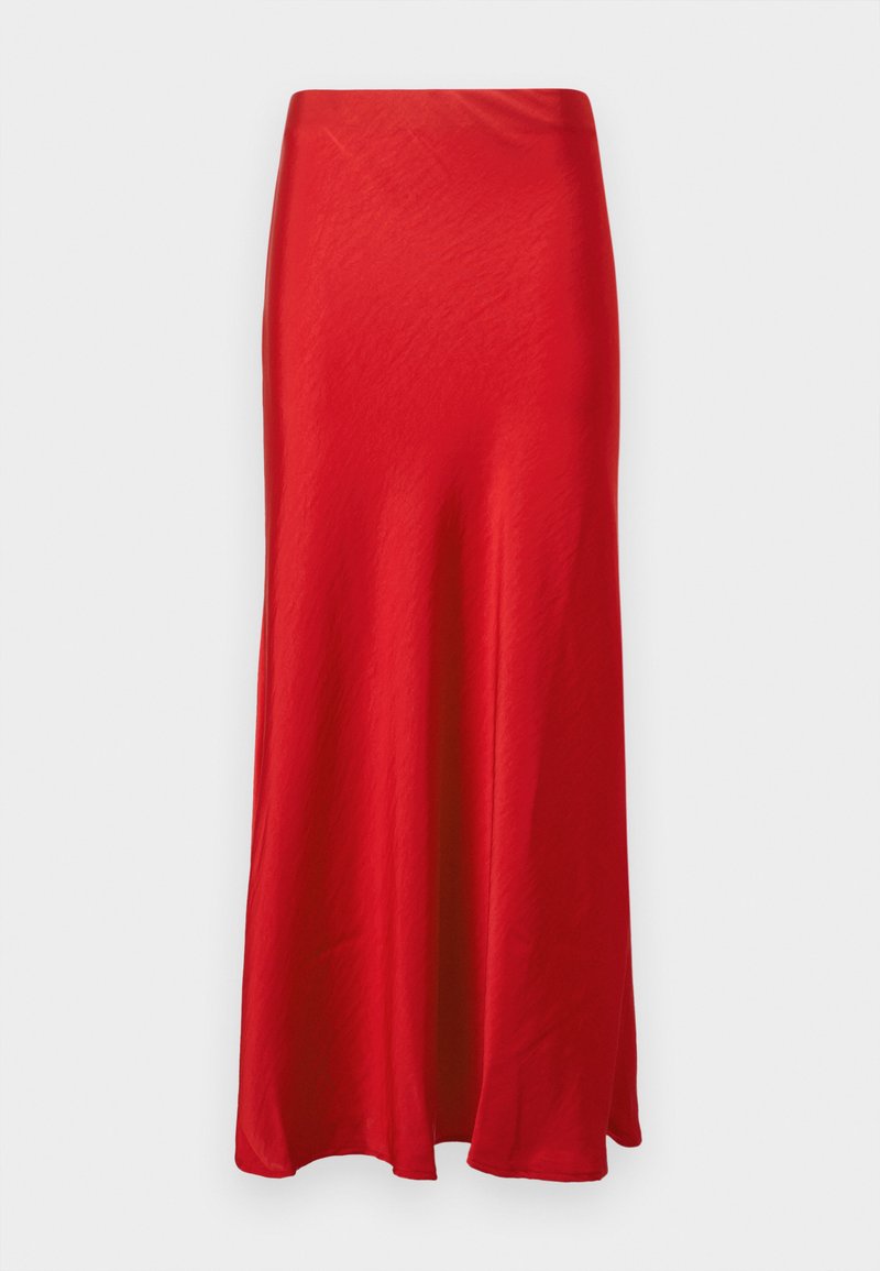 Vero Moda VMLIVIA LONG SKIRT - Maxi skirt - ribbon red/red - Zalando.ie