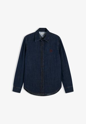Tommy Hilfiger, TOMMY HILFIGER RELAXED FIT LOGO EMBROIDERY DENIM SHIRT - Hemdbluse - dark blue