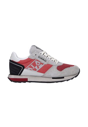 Sneakers laag - grey red