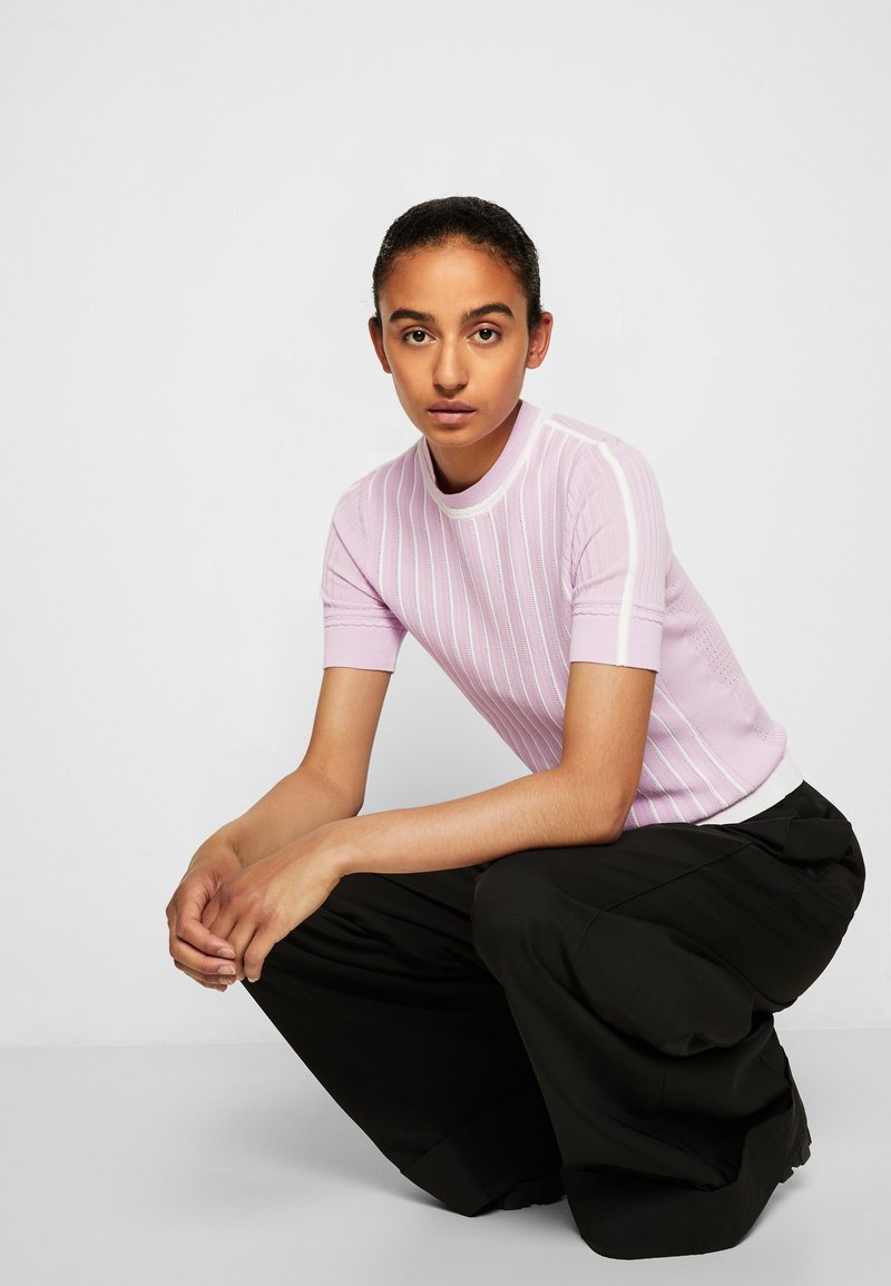 Damen Bekleidung | 3.1 Phillip Lim MOCK NECK T-Shirt print lavender/flieder - MT27615 Damen Bekleidung | 3.1 Phillip Lim MOCK NECK T-Shirt print lavender/flieder - MT27615