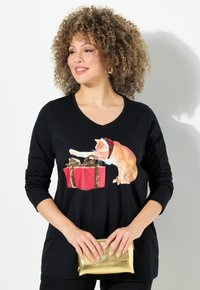 Ulla Popken Langarmshirt - black