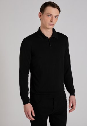 ZANONE - Poloshirt - dark black