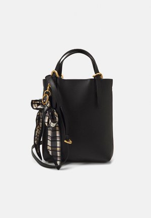 POSEN MINI TOTE SOLID BOW - Borsa a mano - black