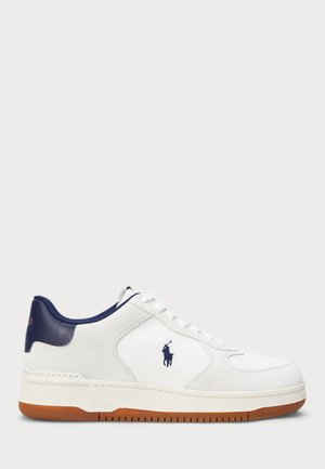 Polo Ralph Lauren MASTERS COURT SUEDE PANELED SNEAKERUNISEX - Tossud - deckwash white/navy