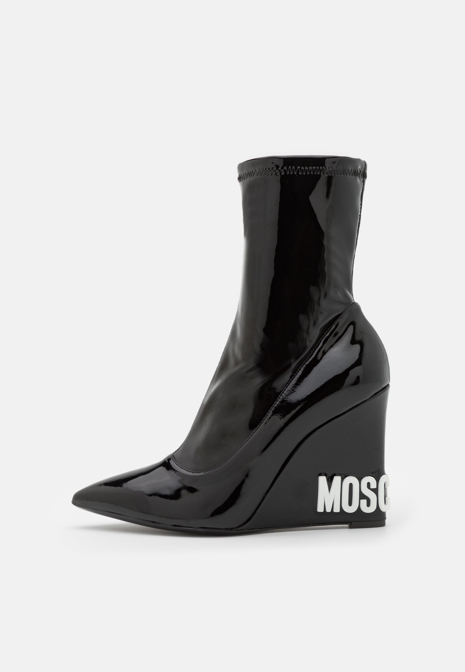 MOSCHINO Enkellaarsjes met sleehak - fantasy color/zwart - Zalando.nl
