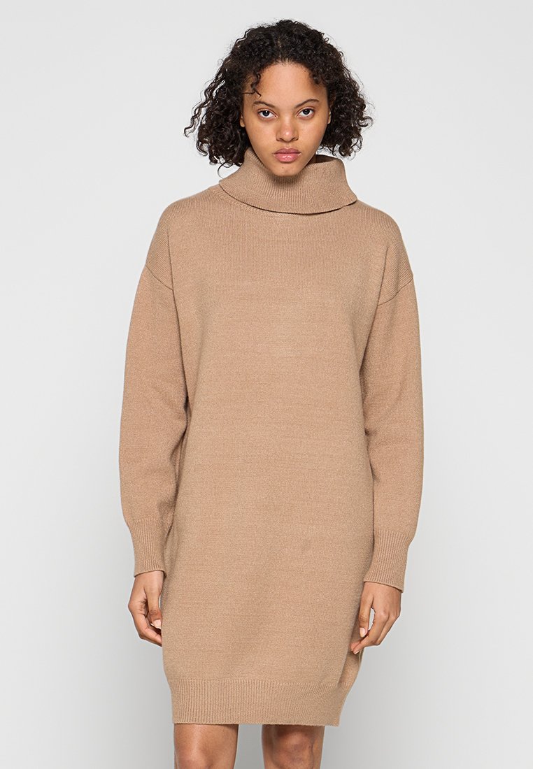 Apart Gebreide jurk camel Apart Gebreide jurk camel