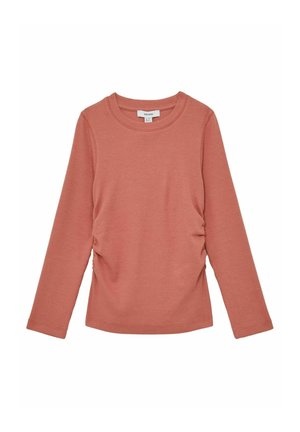TRINA RUCHED WITH STRETCH - Pikkade varrukatega topp - rose