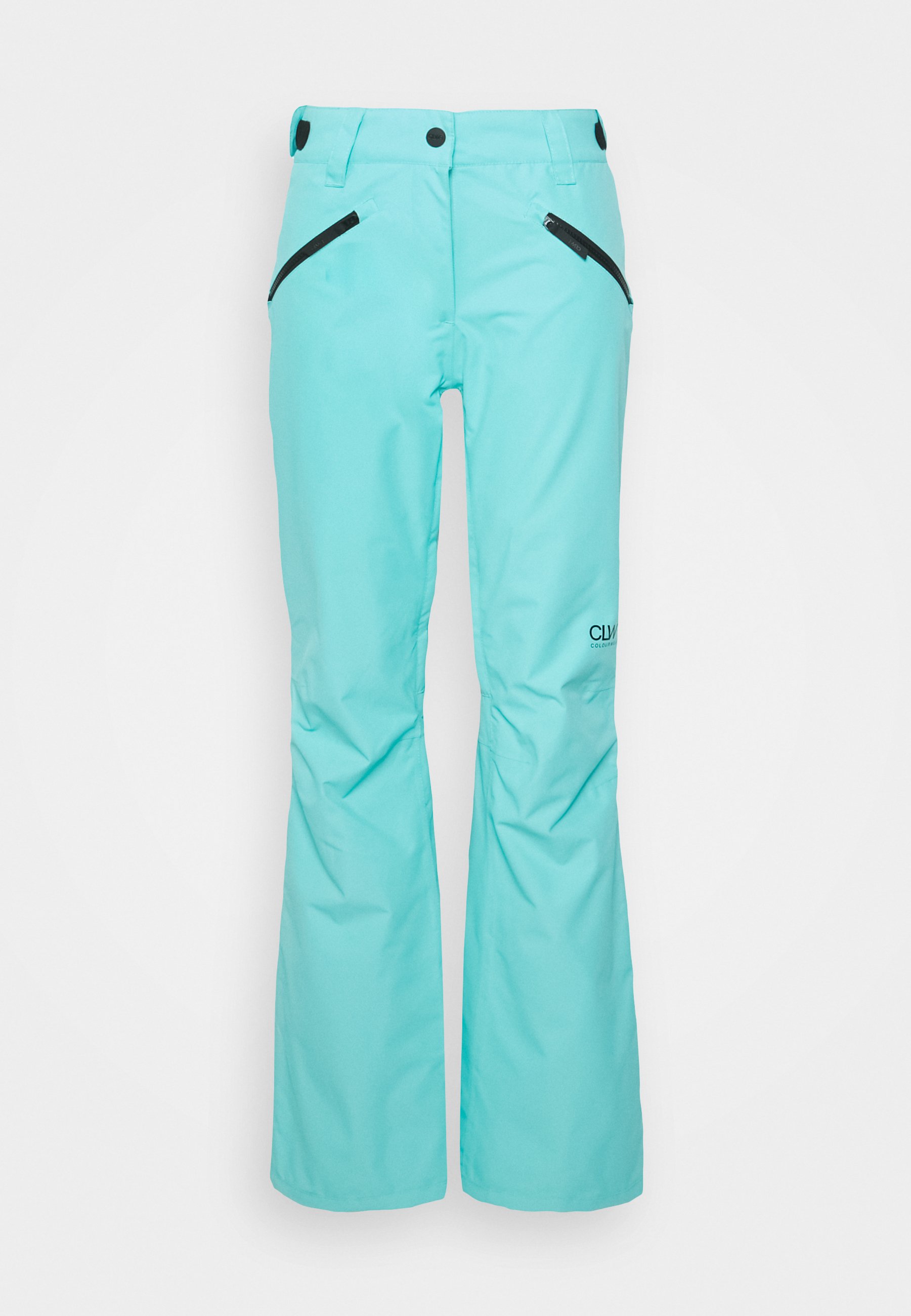 light turquoise pants