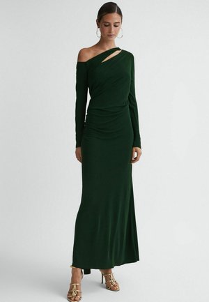Reiss DELPHINE - Rochie din jerseu - green