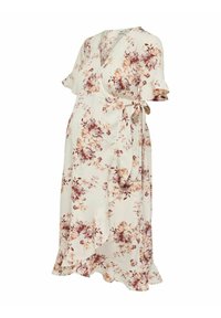 ONLY MATERNITY OLIVIA WRAP WVN NP - Kasdienė suknelė - whitecap gray