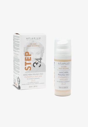 APIARIUM BIO NATURAL COSMETICS, ENZYMATIC FACE PEELING MASK ANTI-AGE - Maschera viso - white