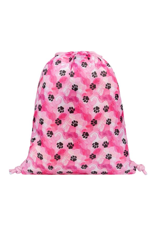 MIT TASCHE PFÖTCHEN – Sportbeutel – rosa