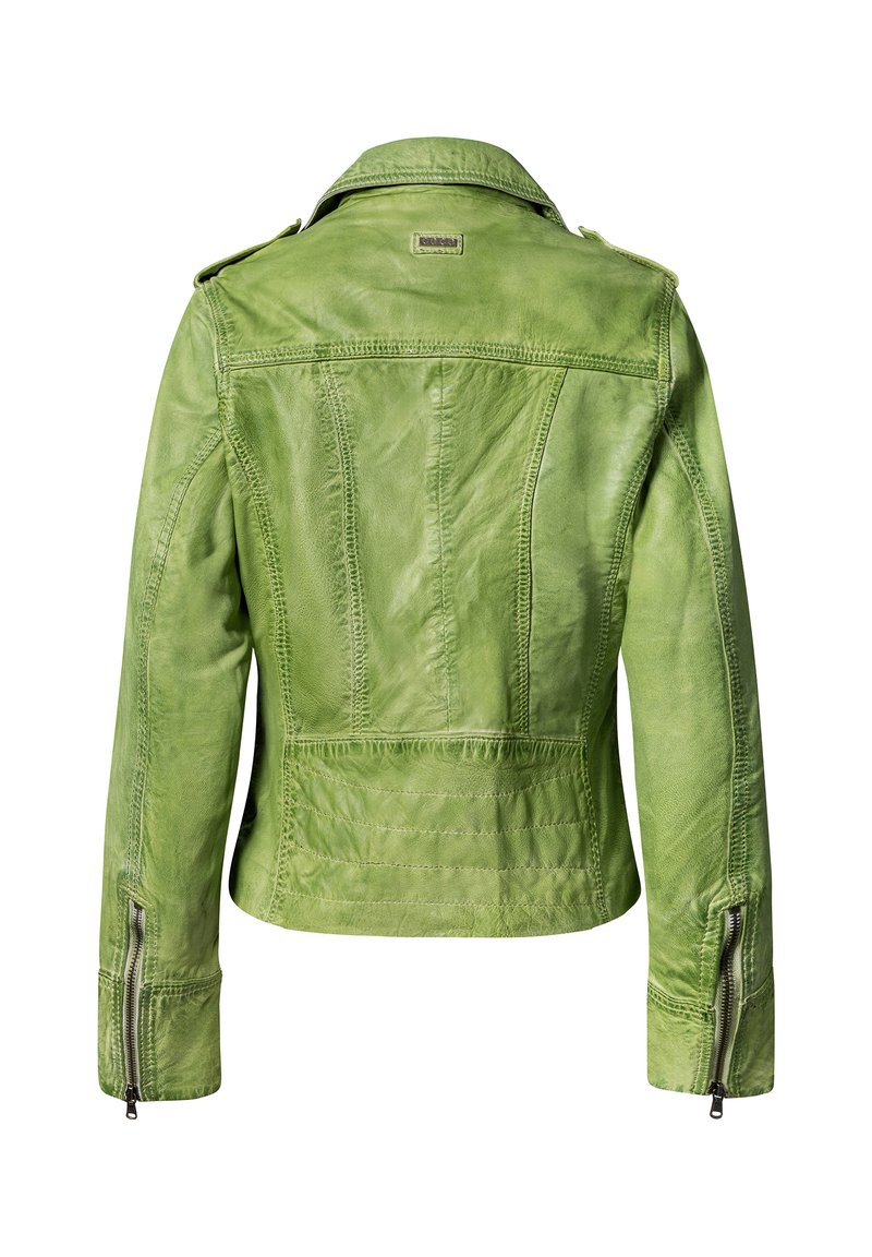 Leather Blazer Lederblazer Zalando Lederjacke GrÃ¼n NO N4ME